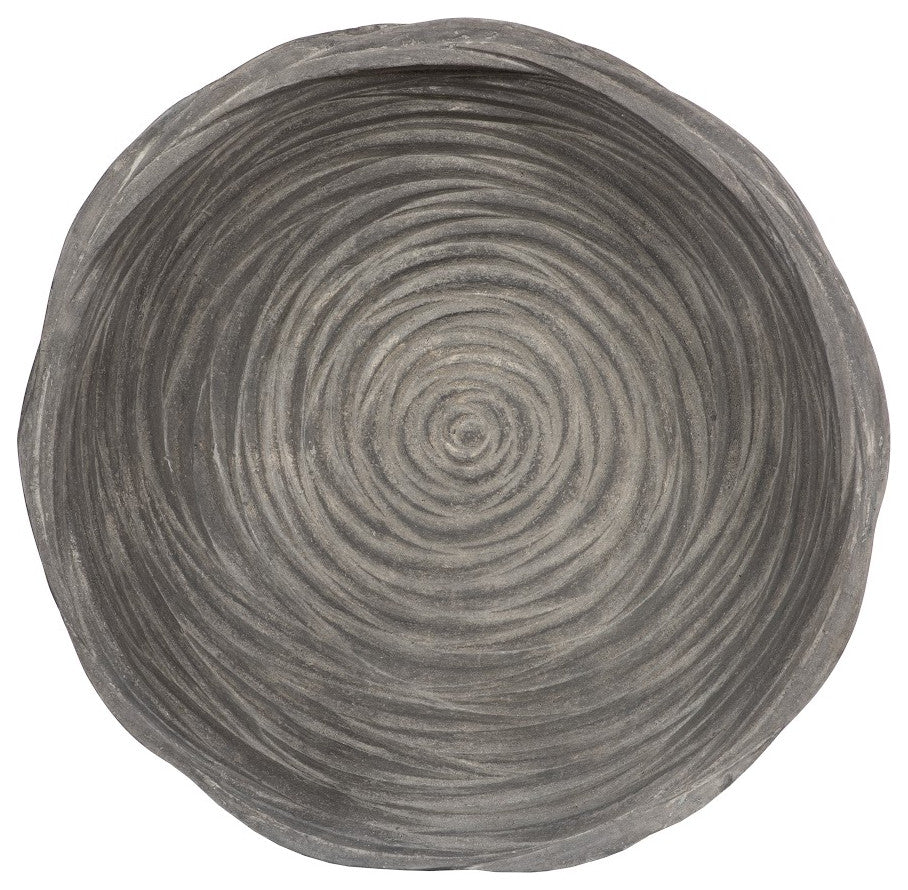 Waves Bowl, Large, Gray