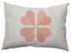Lucky Clover St. Patrick's Day Decorative Lumbar Pillow, Sunwashed Red, 14x20"