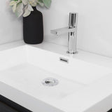 STYLISH Polished Chrome Pop-Up Bathroom Sink with Overflow