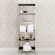 Art Deco Diamond Pattern Wallpaper, Dove Gray, Bolt
