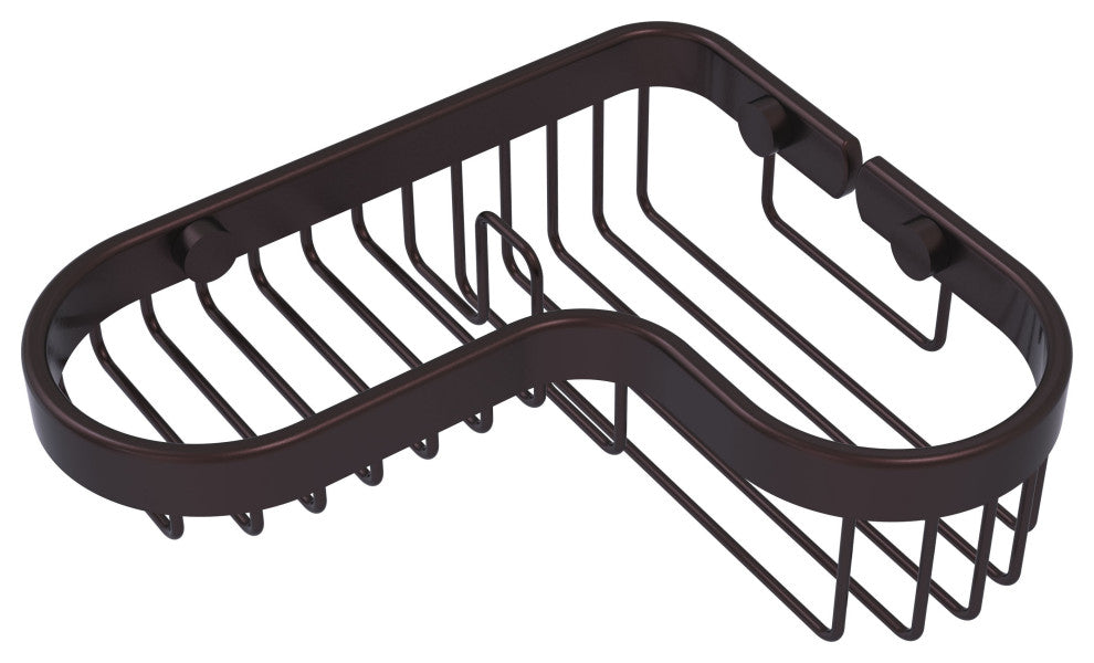Corner Combination Shower Basket, Antique Bronze