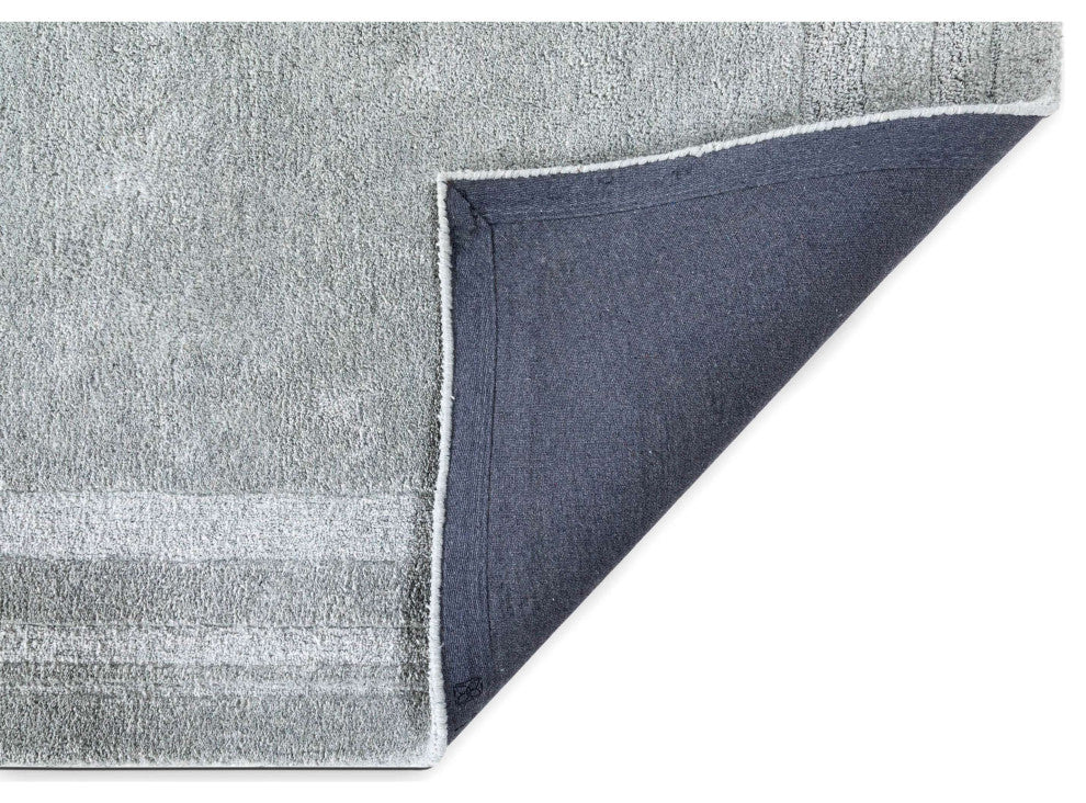 Obeetee Jaipur Loop Border Hand Tufted Rug, Gray, 6'x9'
