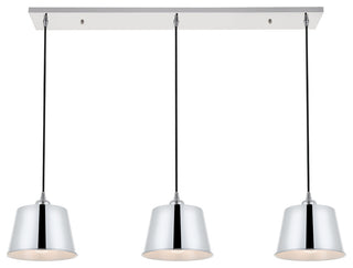Chrome Finish 3-Light Pendant