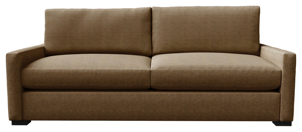 Nativa Interiors Revolution 83" Sofa, Brown, Depth: Deep Plush