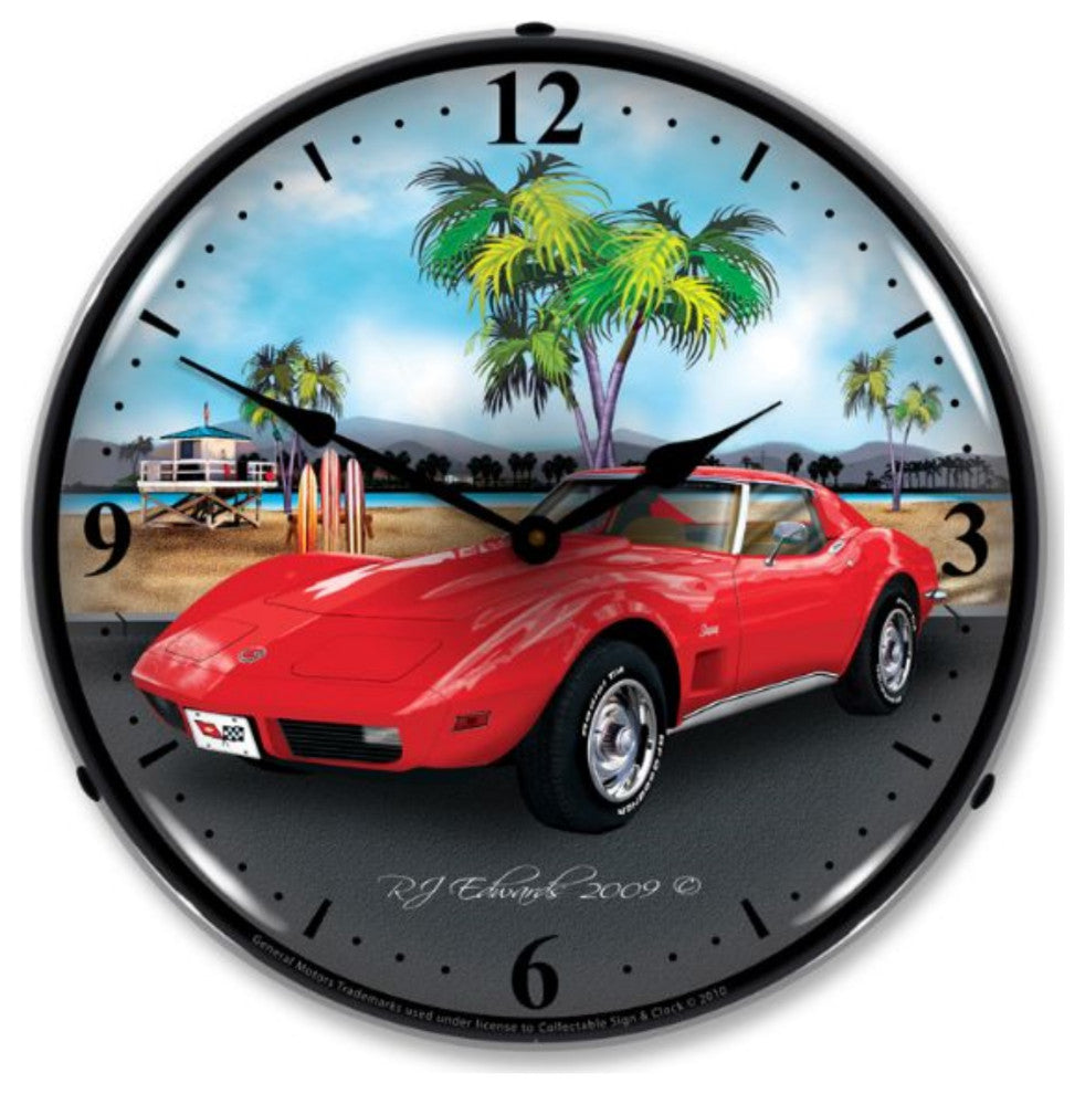 GMRE910228 1973 Corvette Clock