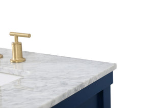 Home Living 22" Farmhouse Blue-Light Bathroom Vanity
