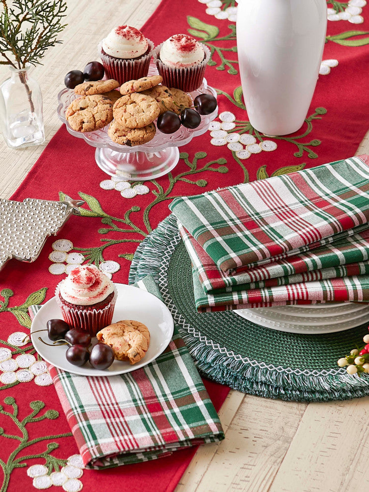 Yuletide Plaid Napkin (Set of 6)
