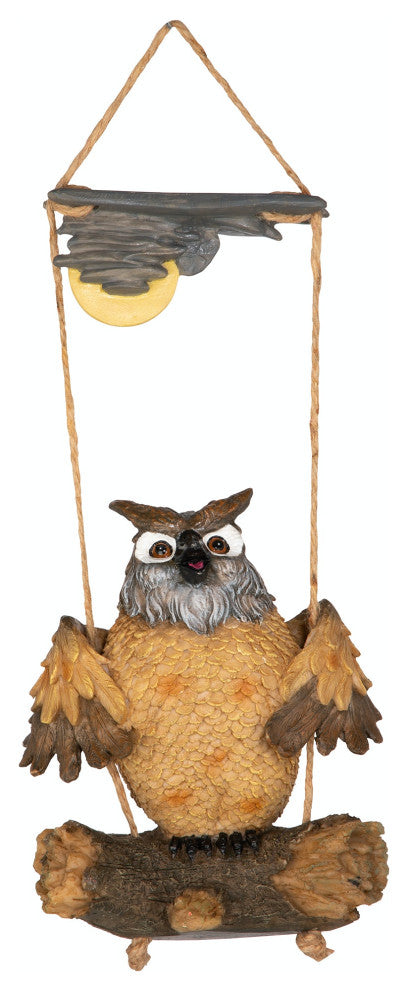 Howie the Hoot Owl Swinging Sculpture