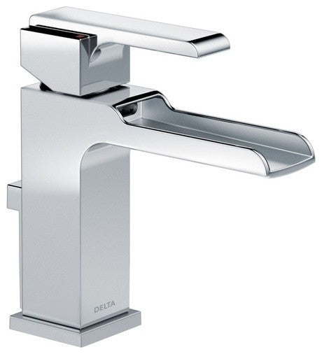 Delta Ara Single Handle Channel Bathroom Faucet, Chrome, 568LF-MPU