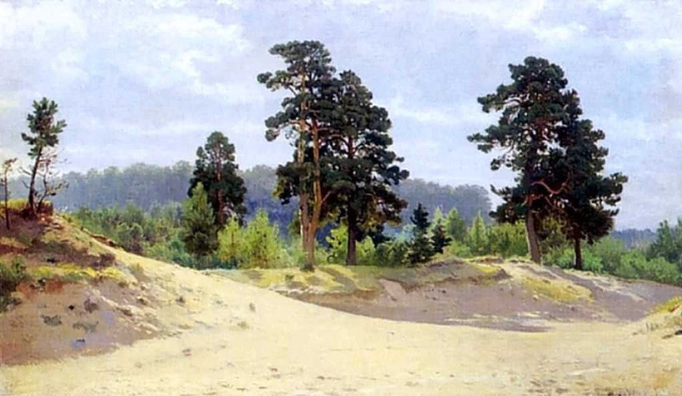 Ivan Ivanovich Shishkin Edge of forest Wall Decal