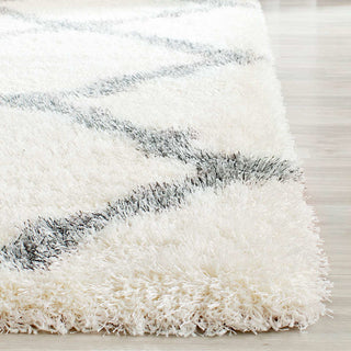 Safavieh Montreal Shag Sgm866B Shag Rug, Ivory/Gray, 10'0"x14'0"
