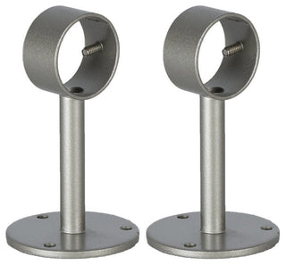 Ceiling/Wall Bracket for 1 1/8" Rod, Pewter, Set of 2