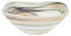 Badash P292 Taupe Alabaster Glass 10" Squarish Salad or Serving Bowl