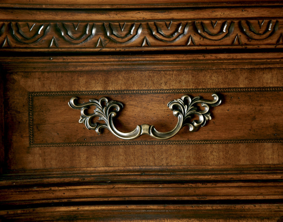Old World Bedside Chest - Medium Cherry