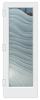 Interior Prehung Door or Interior Slab Door - Dreamy Waves - Primed - 24" x...