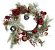 Buffalo Gingham Country Holiday Wreath, 17"