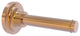 Que New Horizontal Roll Toilet Paper Holder, Brushed Bronze