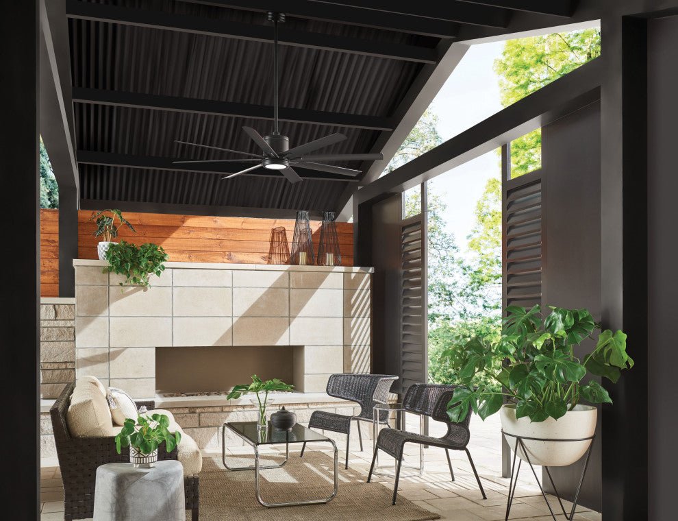 Hinkley Vantage 66" Integrated LED Ceiling Fan, Metallic Matte Bronze