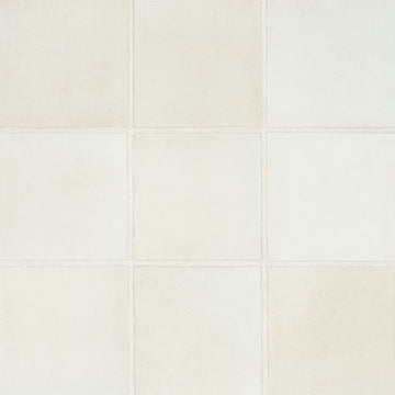 Celine 4" x 4" Matte Porcelain Floor & Wall Tile, White (50-pack/5.38 sqft.)