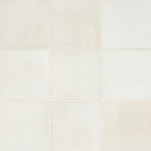 Celine 4" x 4" Matte Porcelain Floor & Wall Tile, White (50-pack/5.38 sqft.)