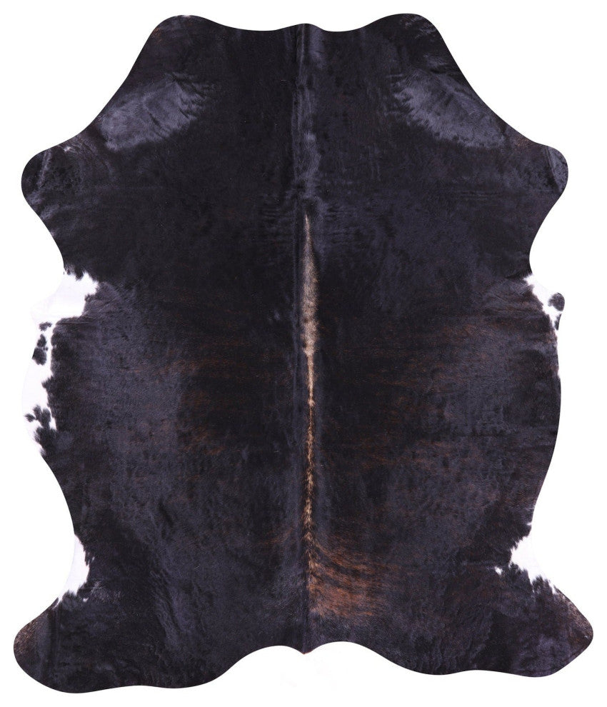 Organic Natural Hair-On Cowhide Area Rug 6' 11" X 6' 1" C1471