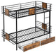 Gewnee Twin XL over Twin XL Metal Bunk Bed