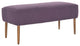 Levi Bench - Plum