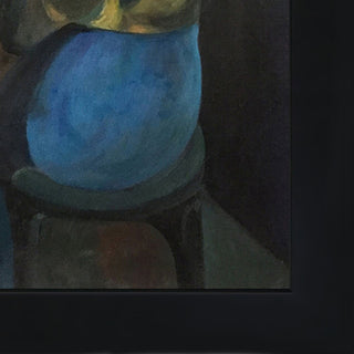 La Pastiche Prostitutes at a Bar with New Age Black Frame, 24.75" x 28.75"