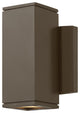 Hinkley Kore Outdoor Small Up/Down Light Wall Mount Lantern, Bronze