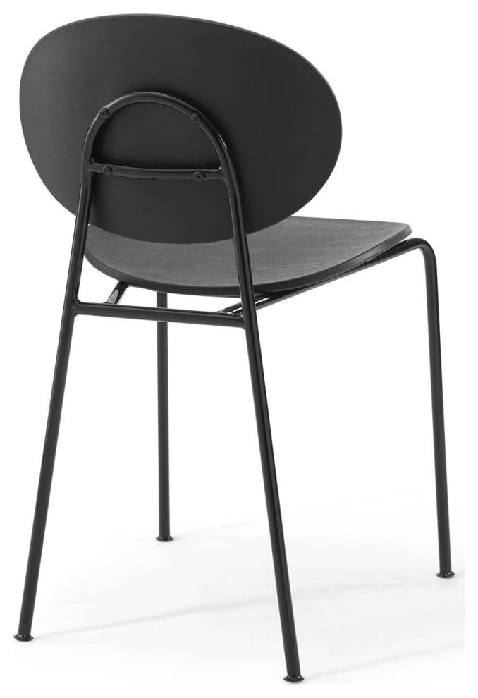 Palette Dining Side Chair Set of 2 Black