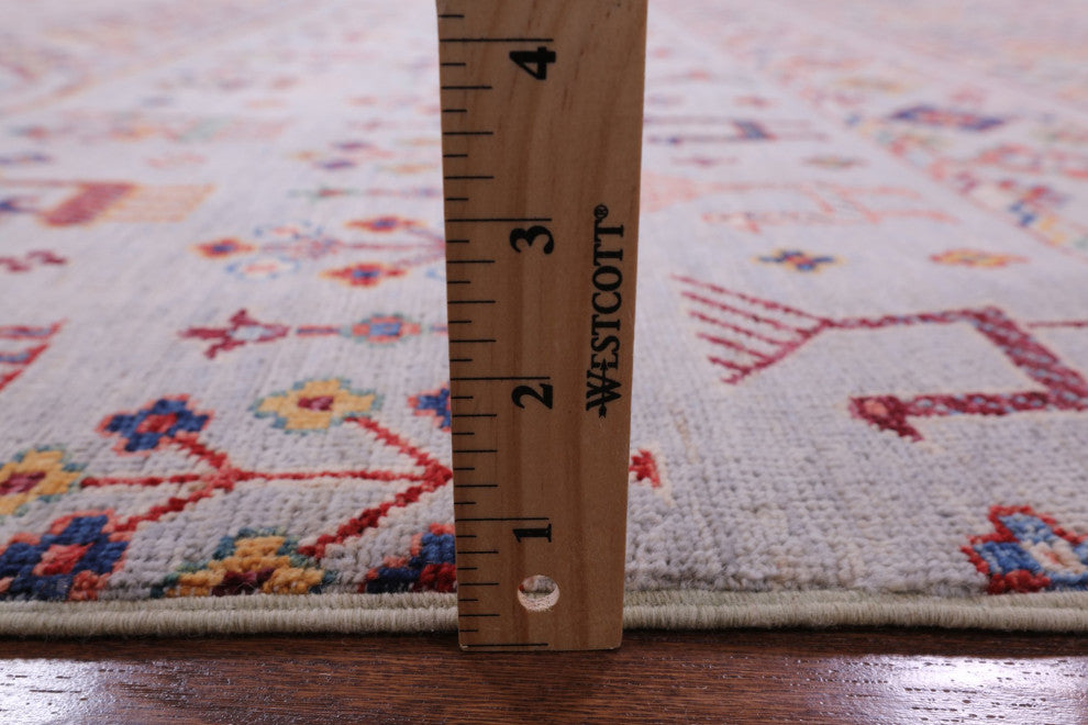 8' 0" X 10' 0" Hand-Knotted Persian Gabbeh Tribal Rug Q5824