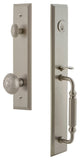 Carre' 1-Piece Dummy Handleset, F Grip and Windsor Knob, Satin Nickel, 849231