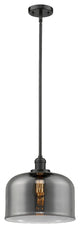 X-Large Bell 1-Light LED Pendant, Oil Rubbed Bronze, Glass: Smoked