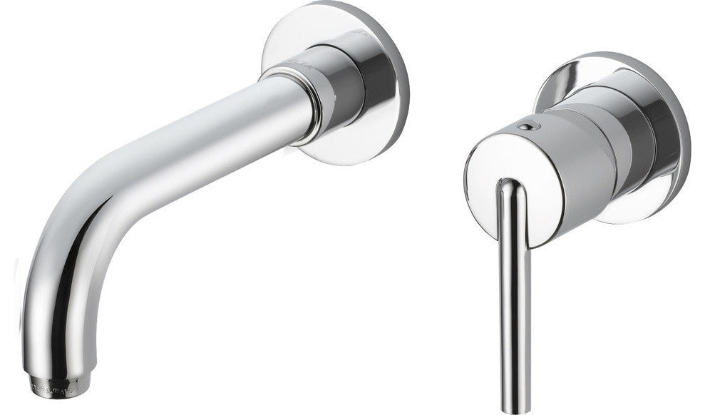 Delta Trinsic Single Handle Wall Mount Bathroom Faucet Trim, Chrome, T3559LF-WL
