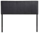 Modway Bedroom Oliver Queen Vinyl Headboard, Black