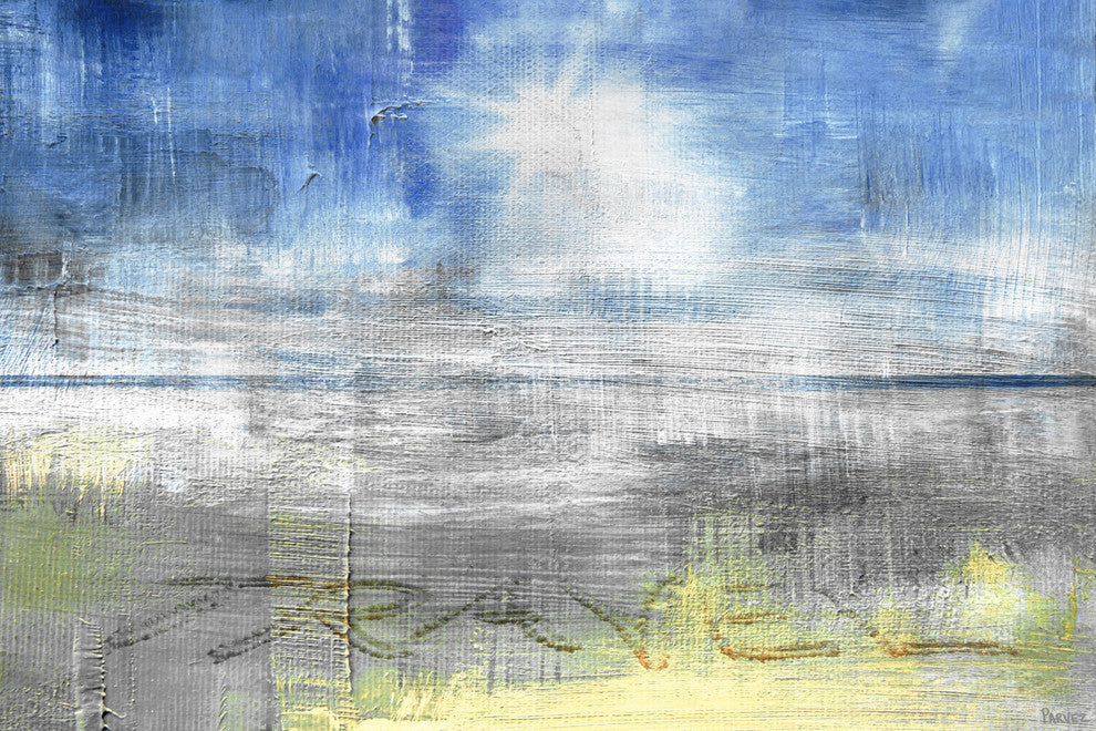 "Travel In The Sand" Painting Print on Wrapped Canvas, 24"x16"