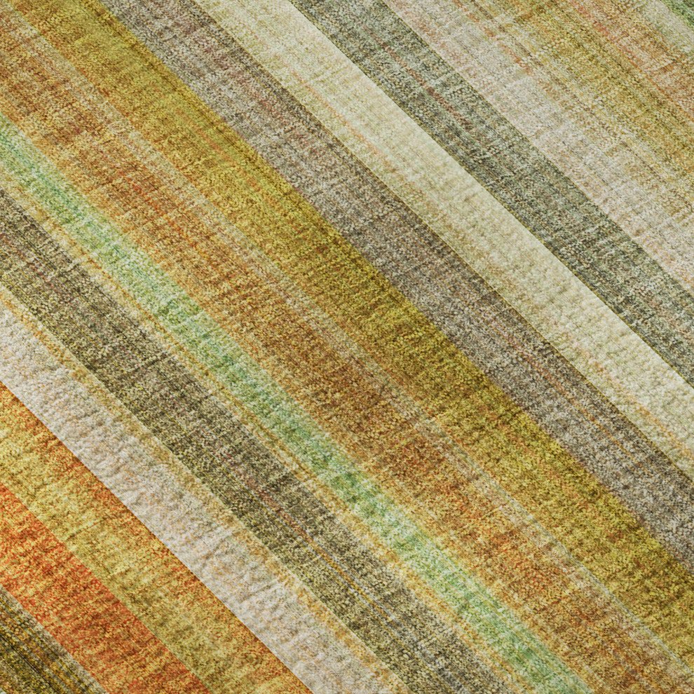 Premium Machine Washable Mayfield AMF543 Khaki 9' x 12' Rug