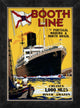 "Booth Line" Framed Canvas Giclee by W. Mcdonald, 14"x18"
