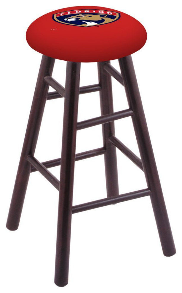 Holland RC Florida Panthers 30" Swivel Maple Bar Stool - Dark Cherry