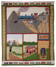 Train Quilt King 105"X95"