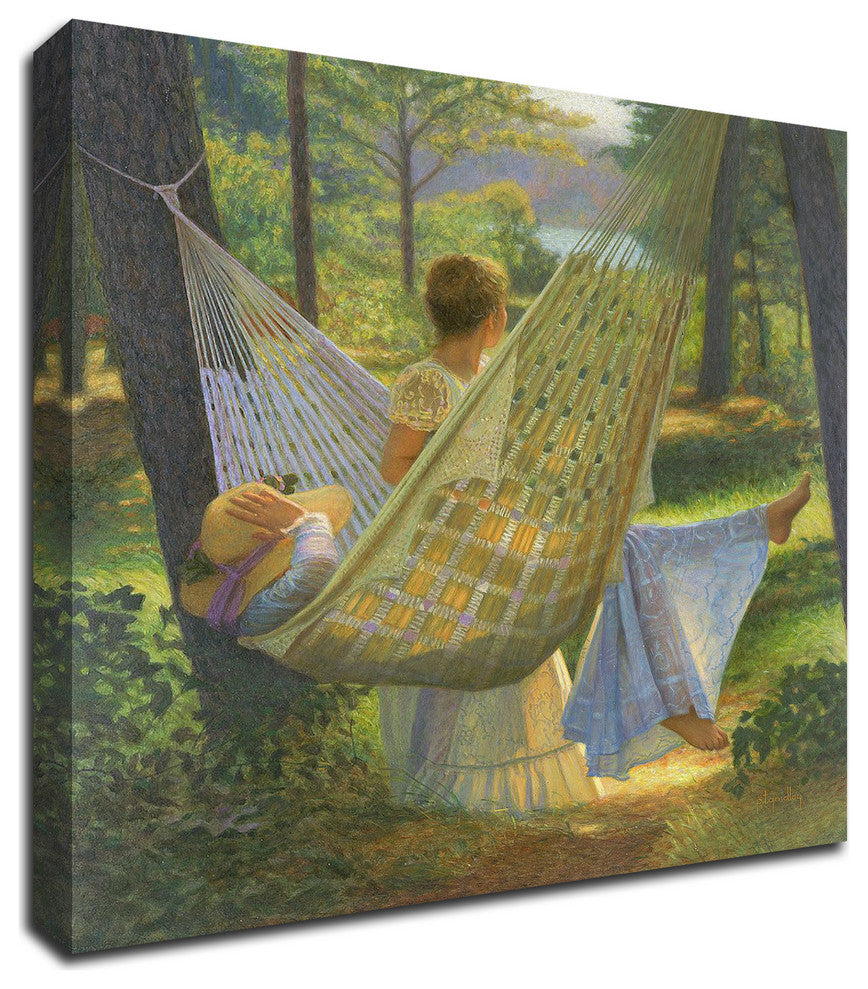 Summertime by Peter Quidley, Print on Canvas, 18"x20"