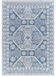 Surya Eagean EAG-2358 7'10" Square Rug, Bright Blue/Navy/Pale Blue/White