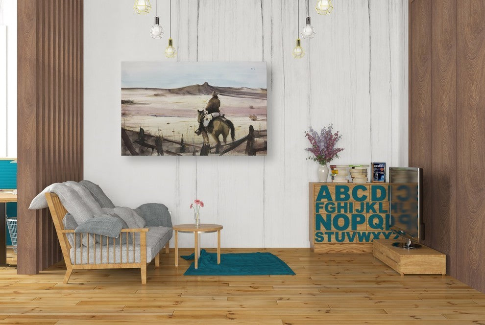 Epic Graffiti "Into The Dunes" Giclee Canvas Wall Art, 26"x40"