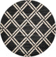 Rug Unique Loom Trellis Black Round 8' 0 x 8' 0