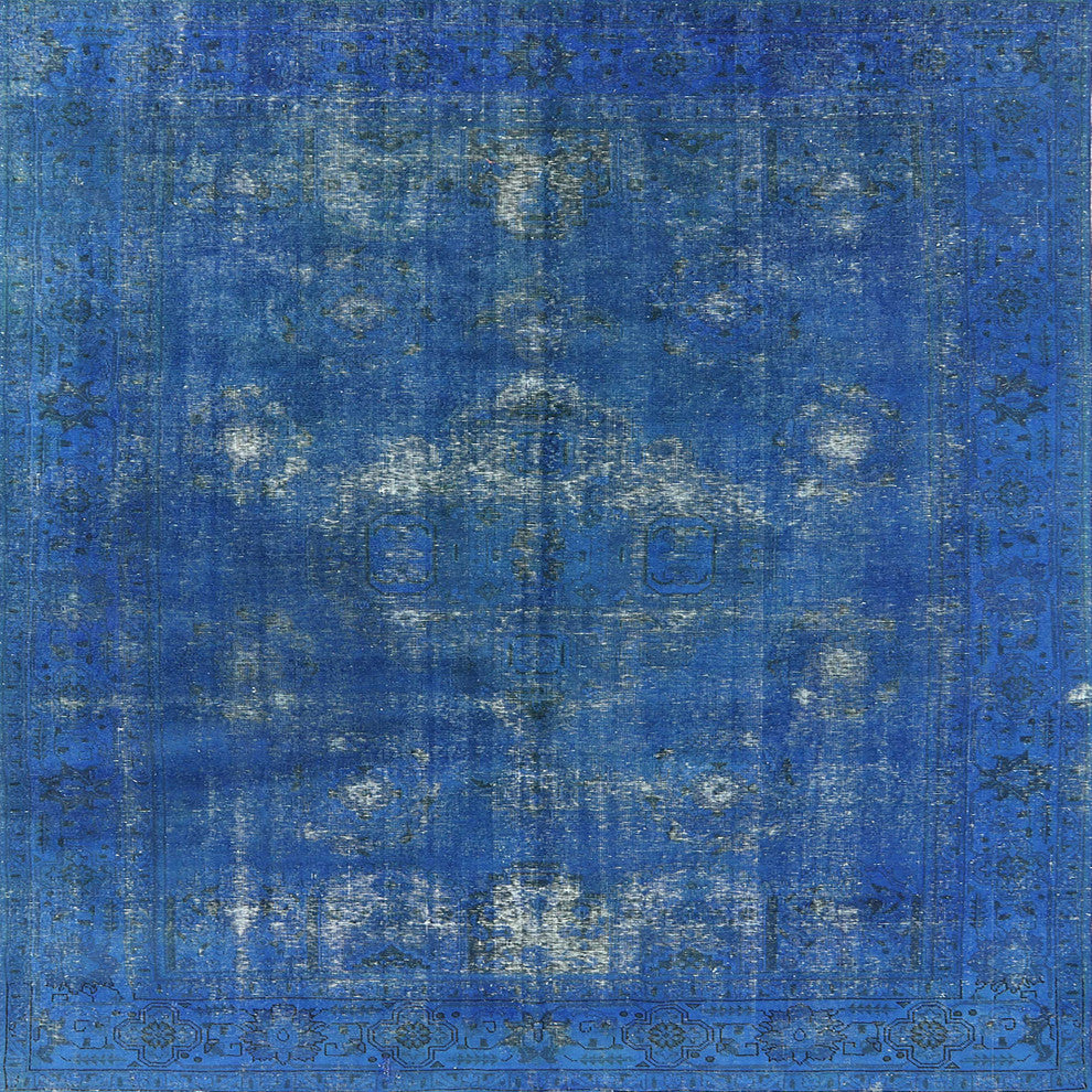 Ahgly Company Indoor Square Mid-Century Modern Area Rugs, 8' Square