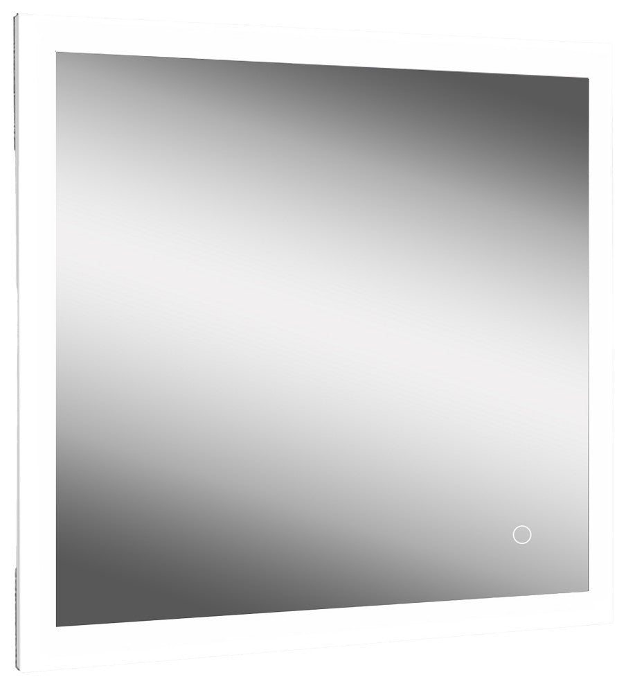 Asher Square Frameless LED Mirror