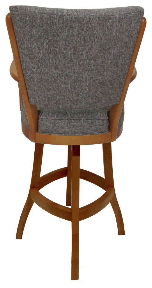 Classic Counter Bar Stools 26" 30" Extra Tall 34", Mojave Grey - Honey, 34"