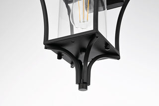 Home Living 9.5" Outdoor Wall Sconce, Black