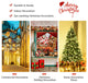 Costway 7.5Ft Pre-Lit Hinged PVC Christmas Tree 400 LED Lights New