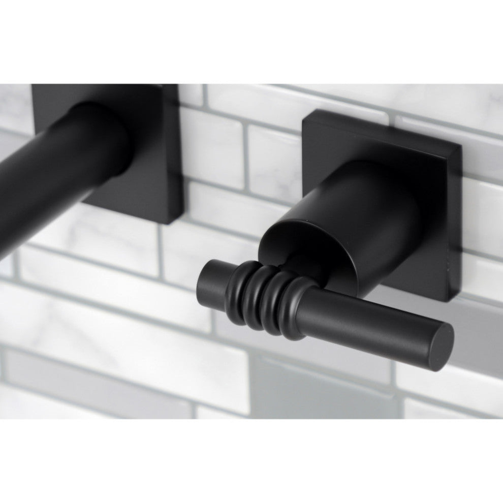 KS6020ML Wall Mount Tub Faucet, Matte Black